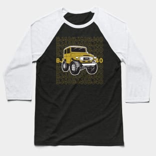 BJ40 Stacked in Harvest Gold Baseball T-Shirt